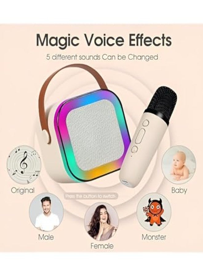ZENITY Wireless Bluetooth Kids Karaoke Mic & Speaker with RGB LED Lights - Fun Musical Gift for Boys & Girls, Portable and Rechargeable - Image 3